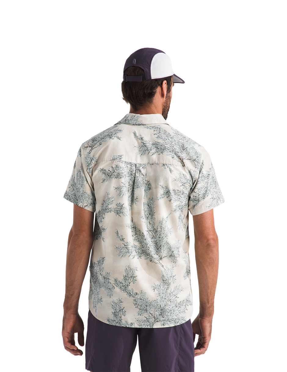 Camisa casual de algodón manga corta para hombre 4