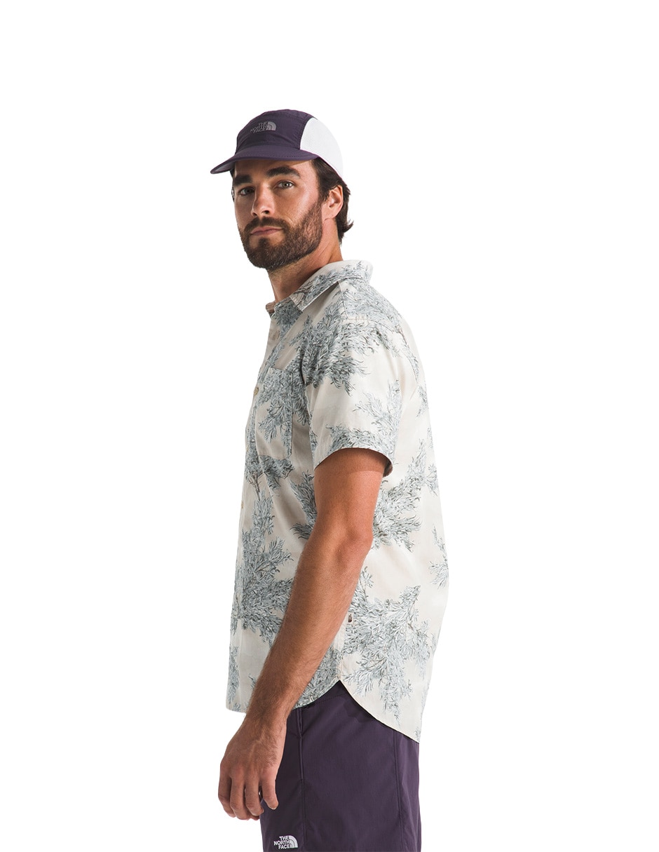 Camisa casual de algodón manga corta para hombre 5