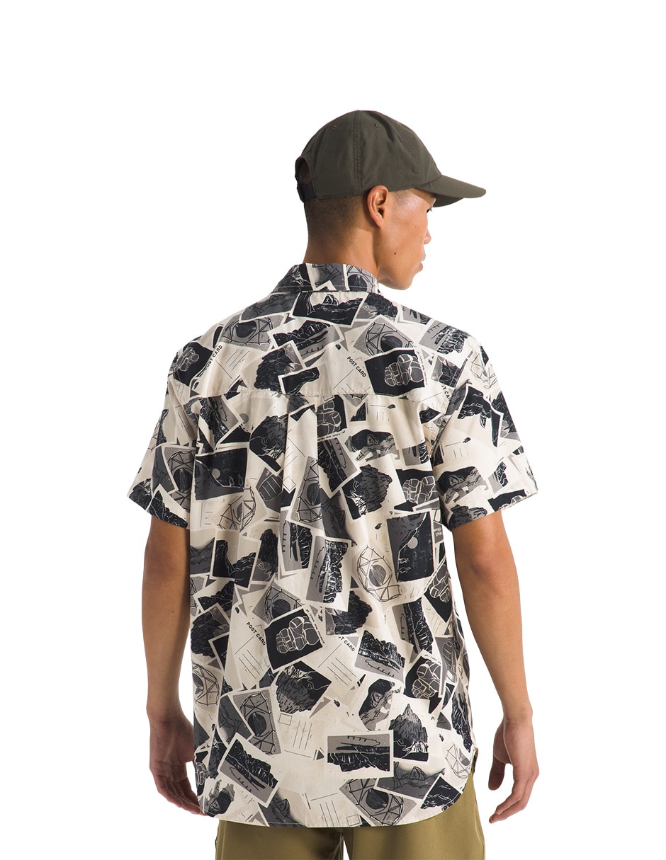 Camisa casual de algodón manga corta para hombre 4
