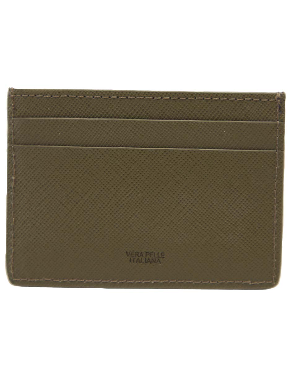 Tarjetero scappino piel para hombre