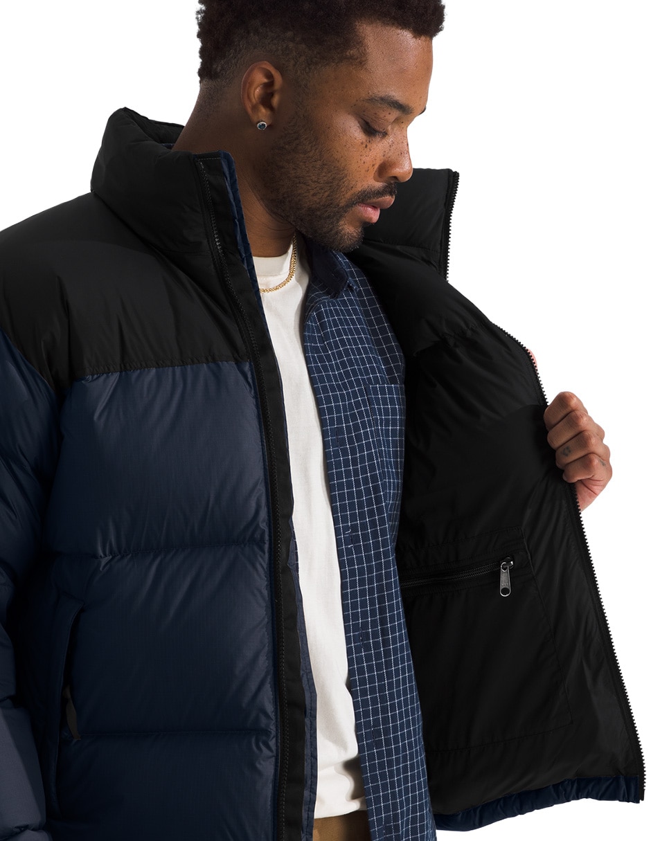 Chamarra casual Retro Nuptse impermeable para hombre 6
