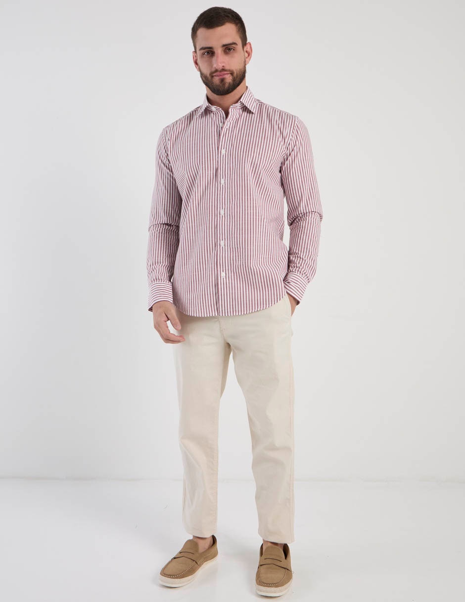 Camisa casual de algodón manga larga para hombre 3