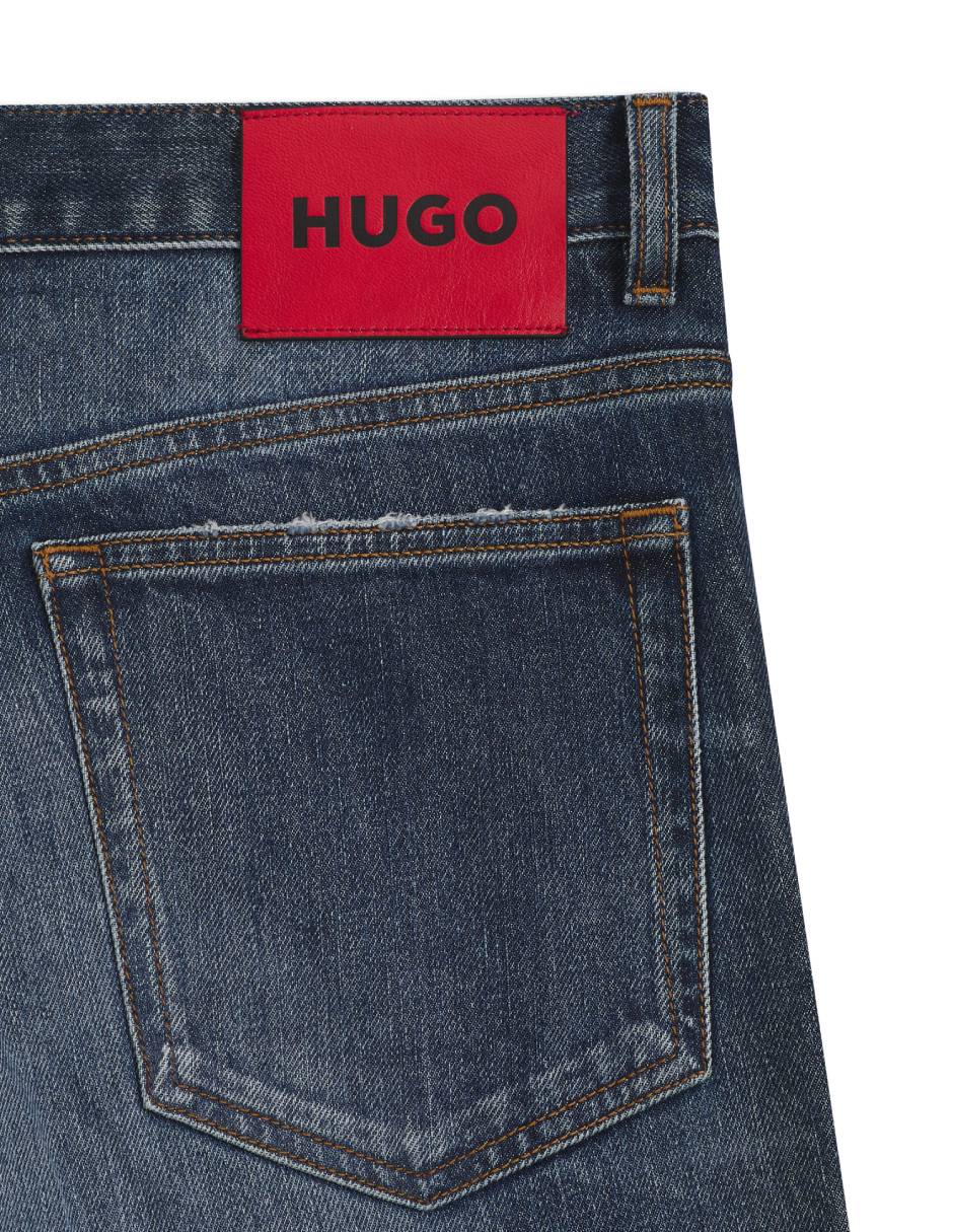 Jeans slim 708 lavado medio para hombre 3