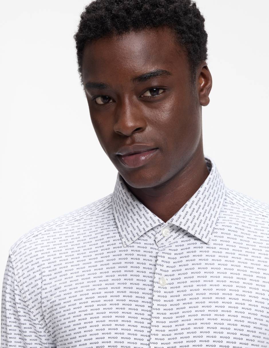 Camisa casual de poliamida manga larga para hombre 4