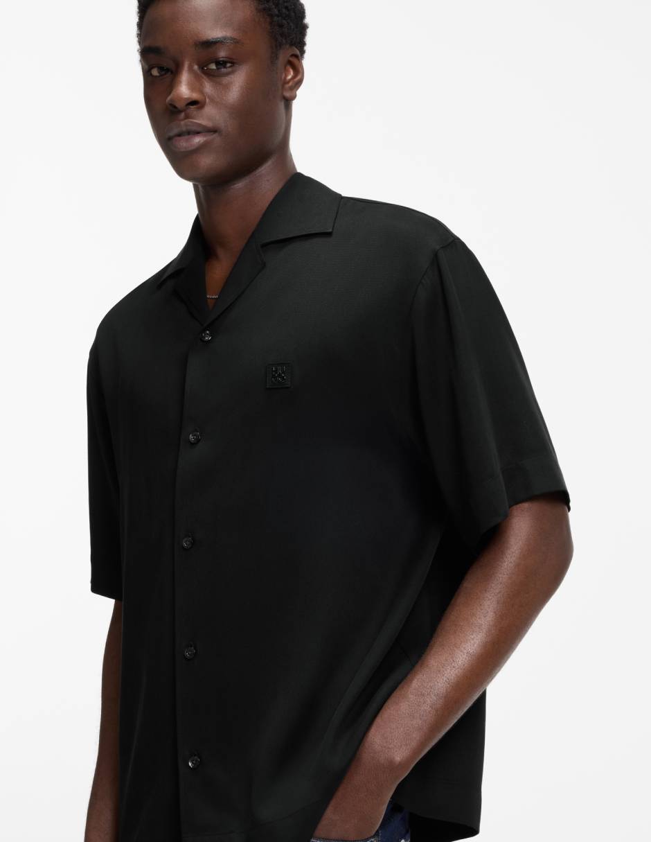 Camisa casual de lyocell manga corta para hombre 5