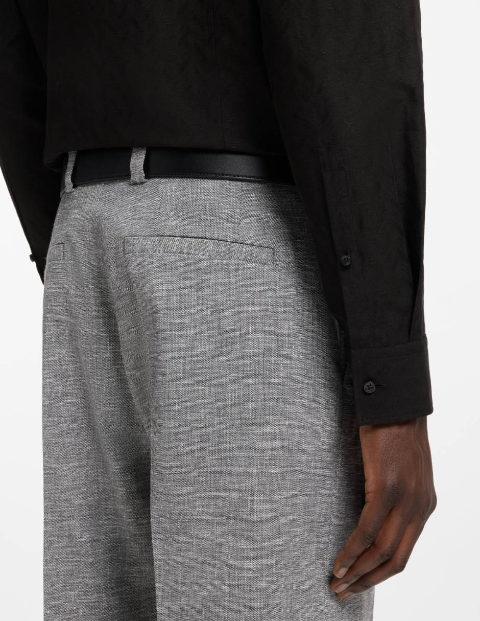 Camisa business casual de algodón manga larga para hombre 5