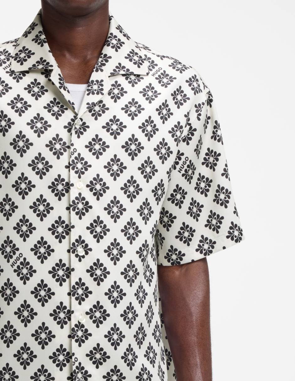 Camisa casual de lyocell manga corta para hombre 5