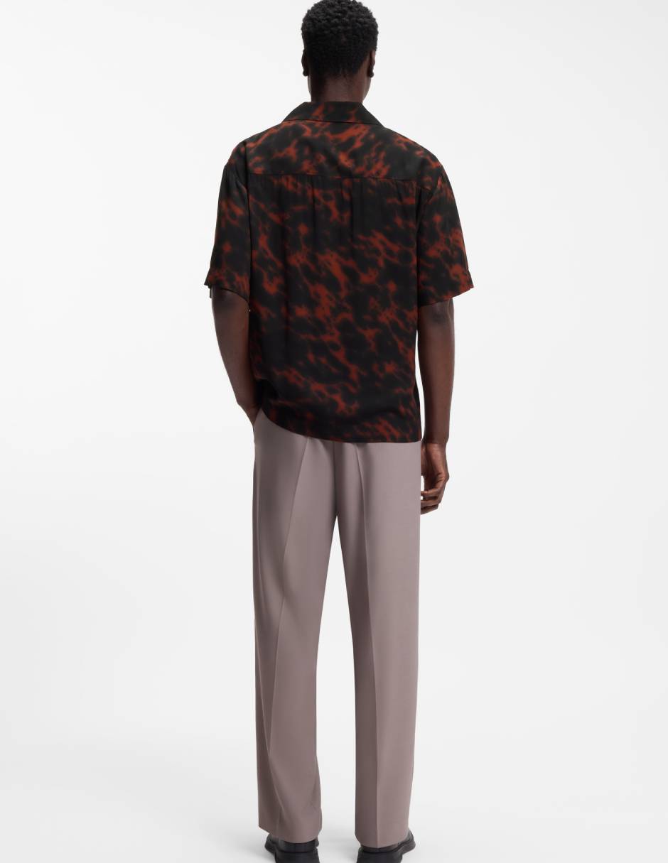 Camisa casual manga corta para hombre 6