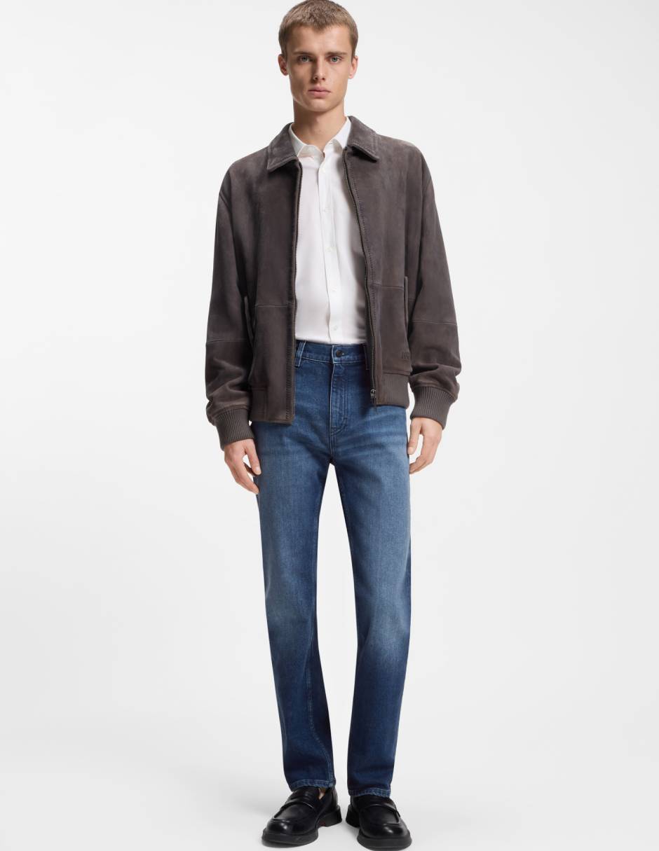 Jeans slim 708 lavado medio para hombre 4