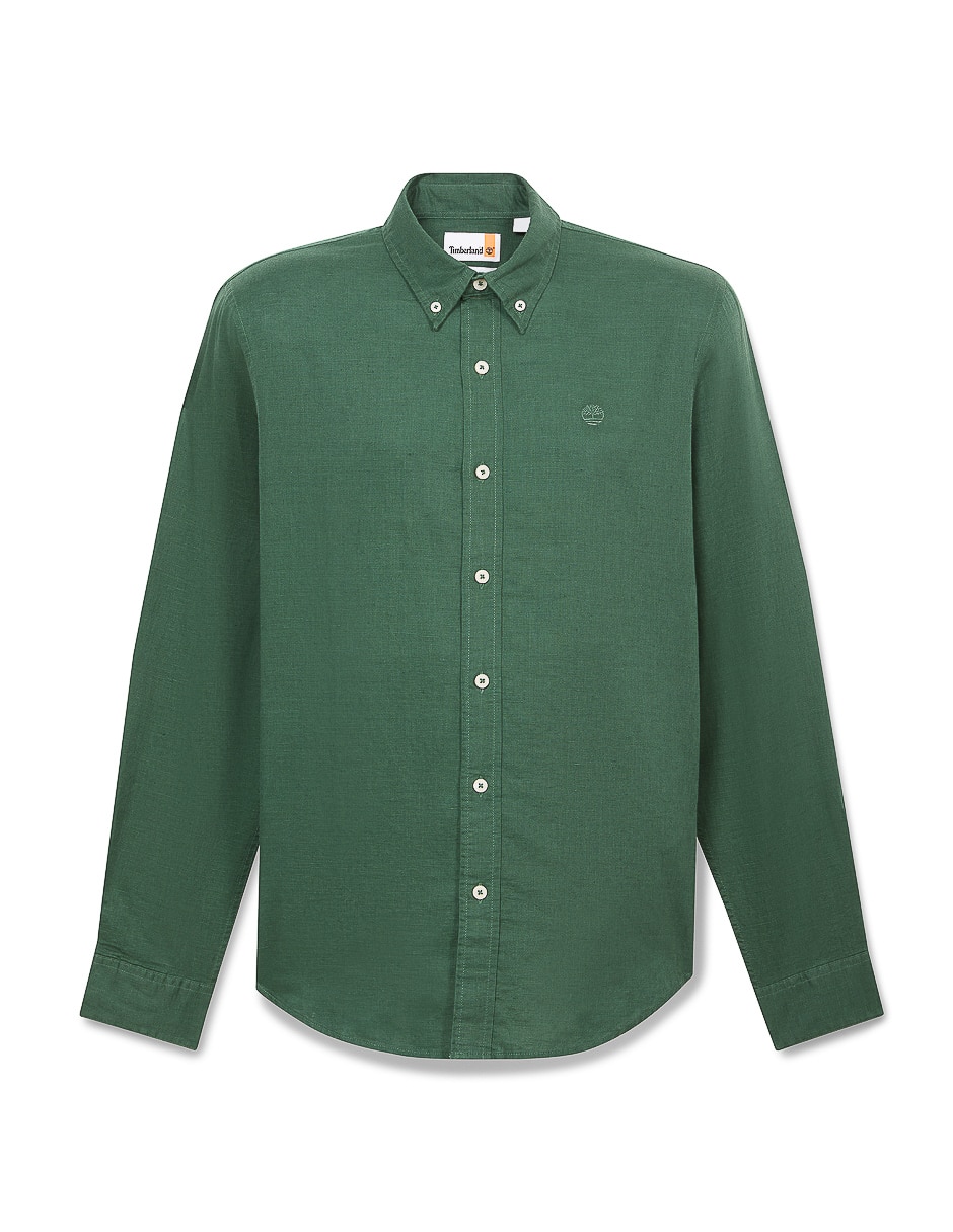 Camisa casual manga larga para hombre 2