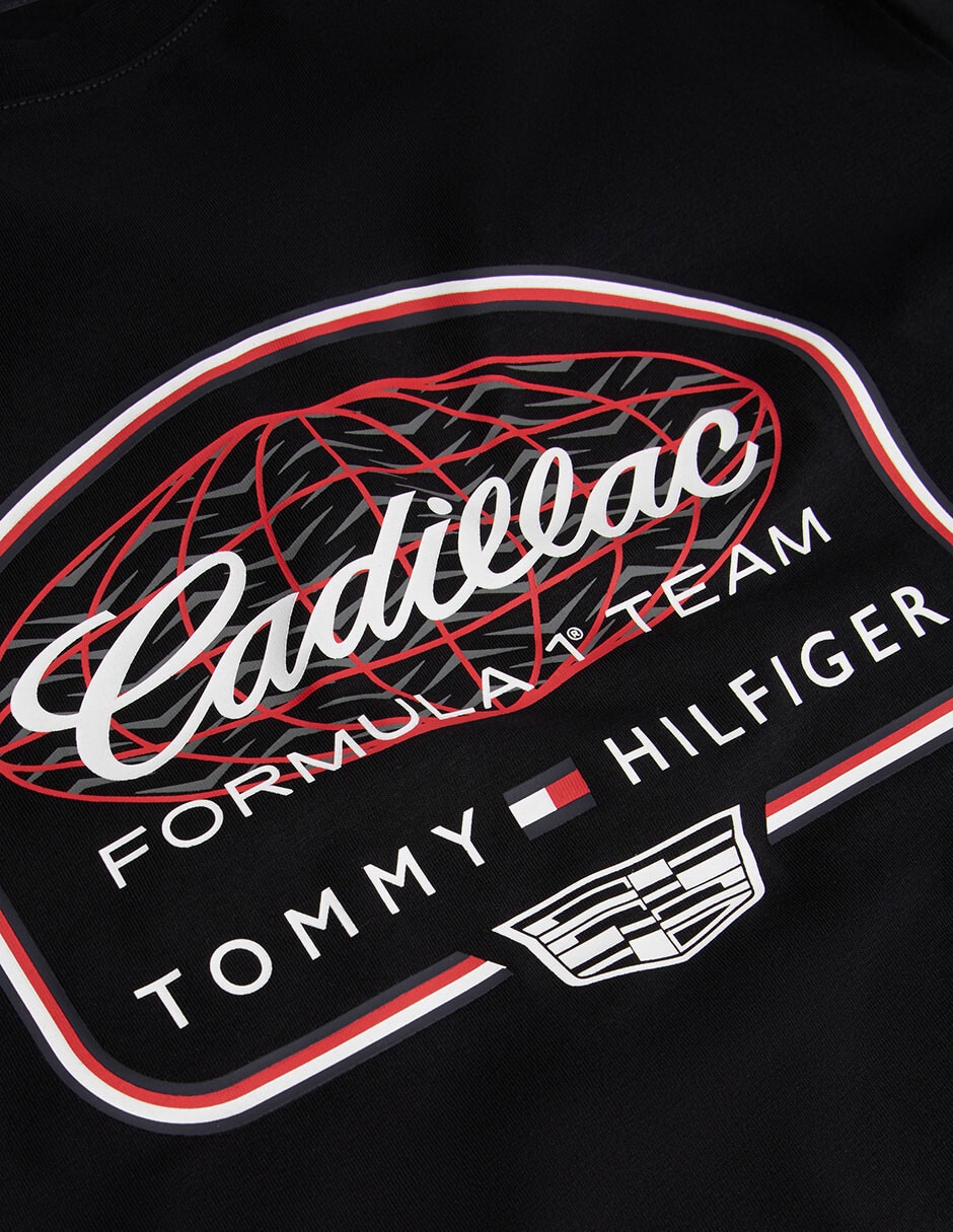 Playera Cadillac F1 Script cuello redondo para hombre 5