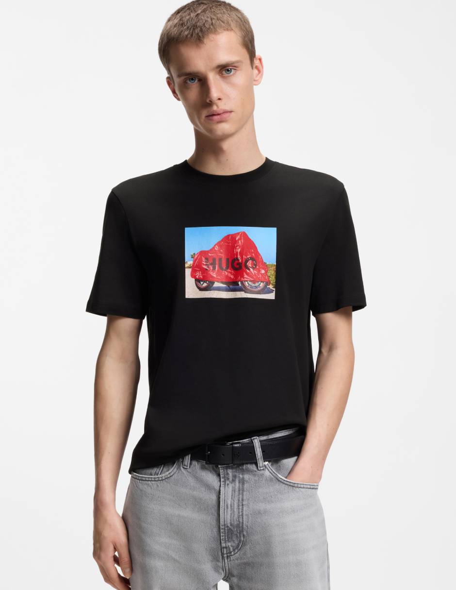 Playera cuello redondo para hombre