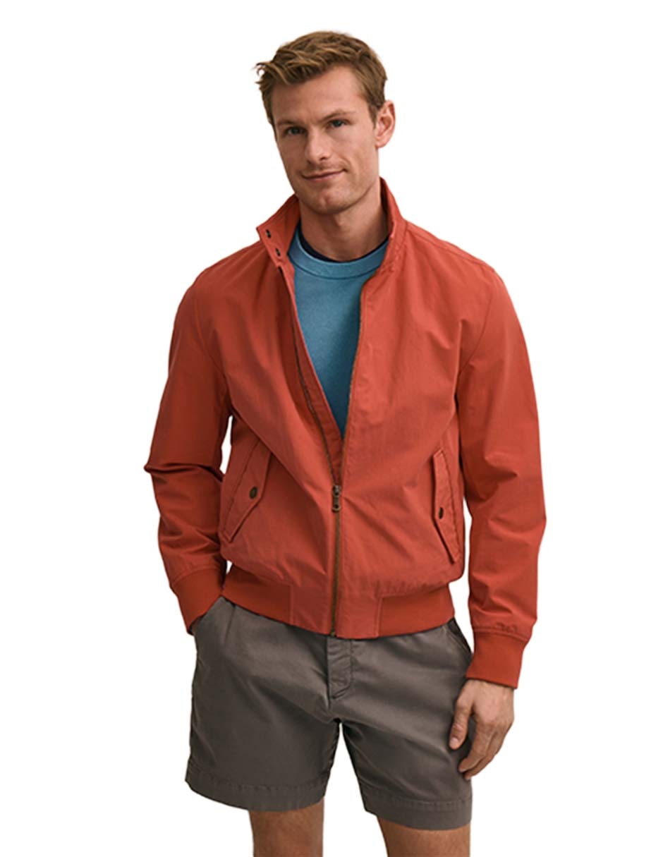 Chamarra harrington con bolsillos para hombre Chamarra harrington con bolsillos para hombre