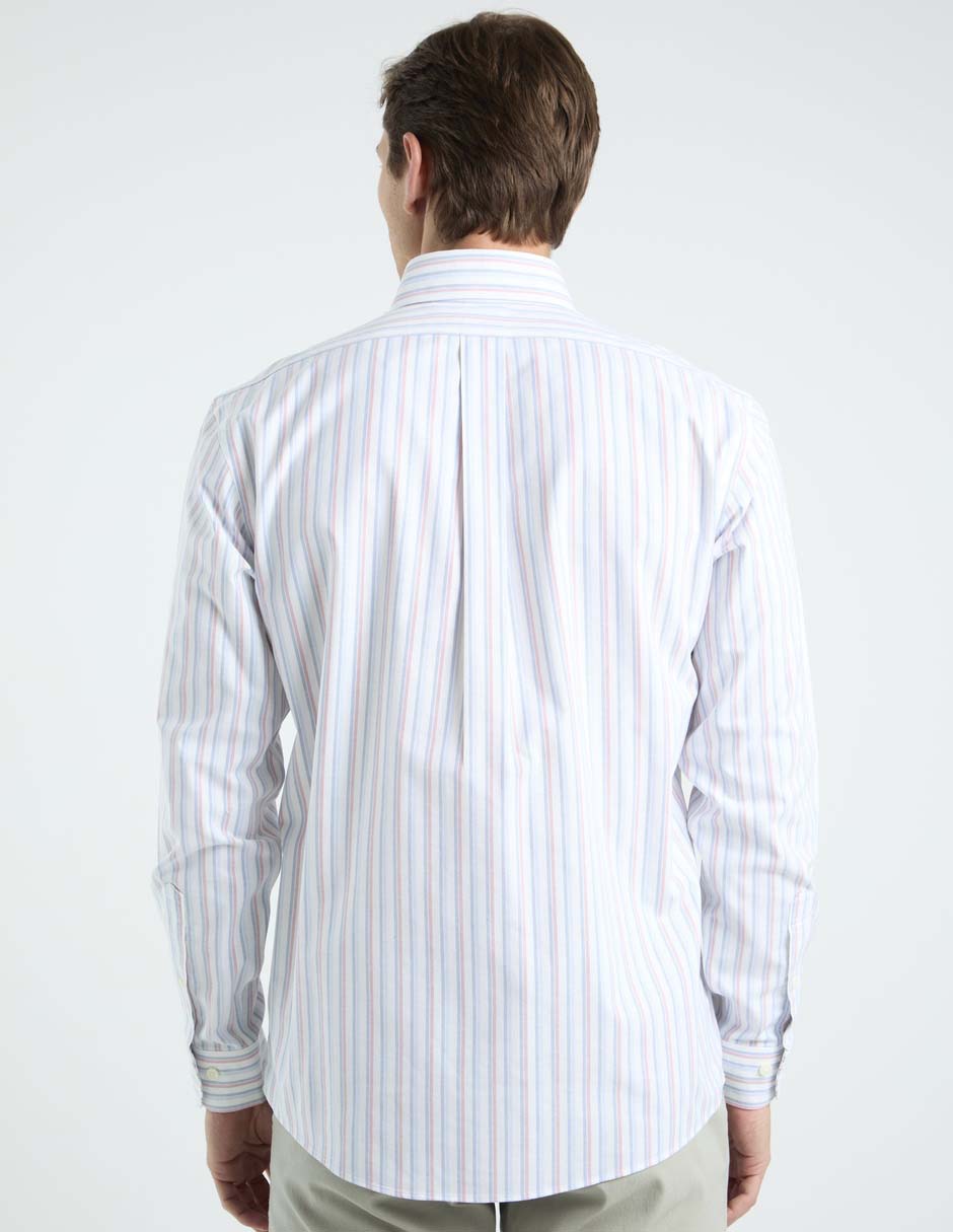 Camisa casual de algodón manga larga para hombre 2