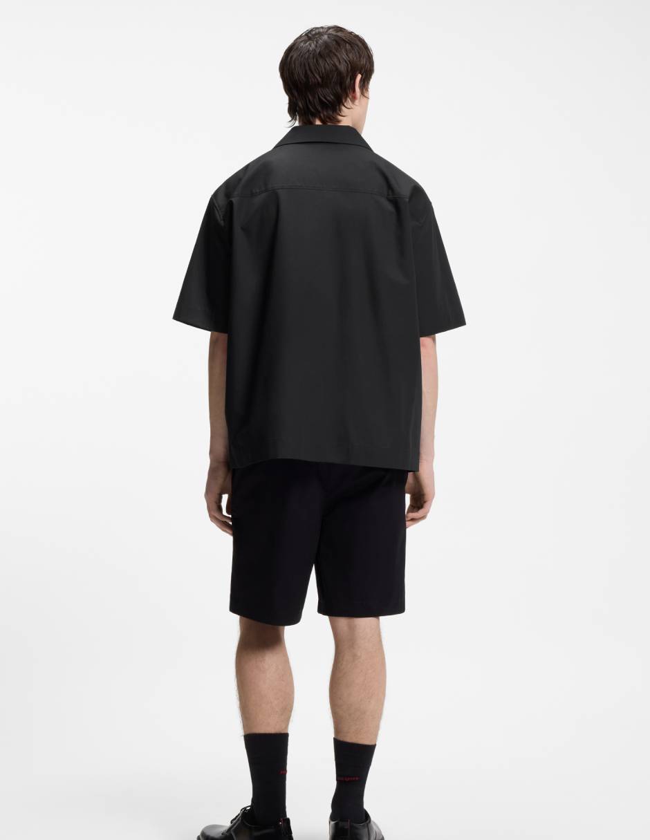 Camisa casual de algodón manga corta para hombre 6