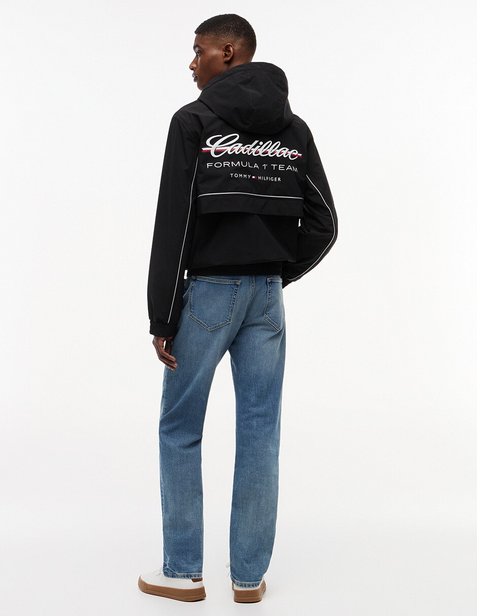 Chamarra casual Cadillac F1 Script con capucha para hombre 5