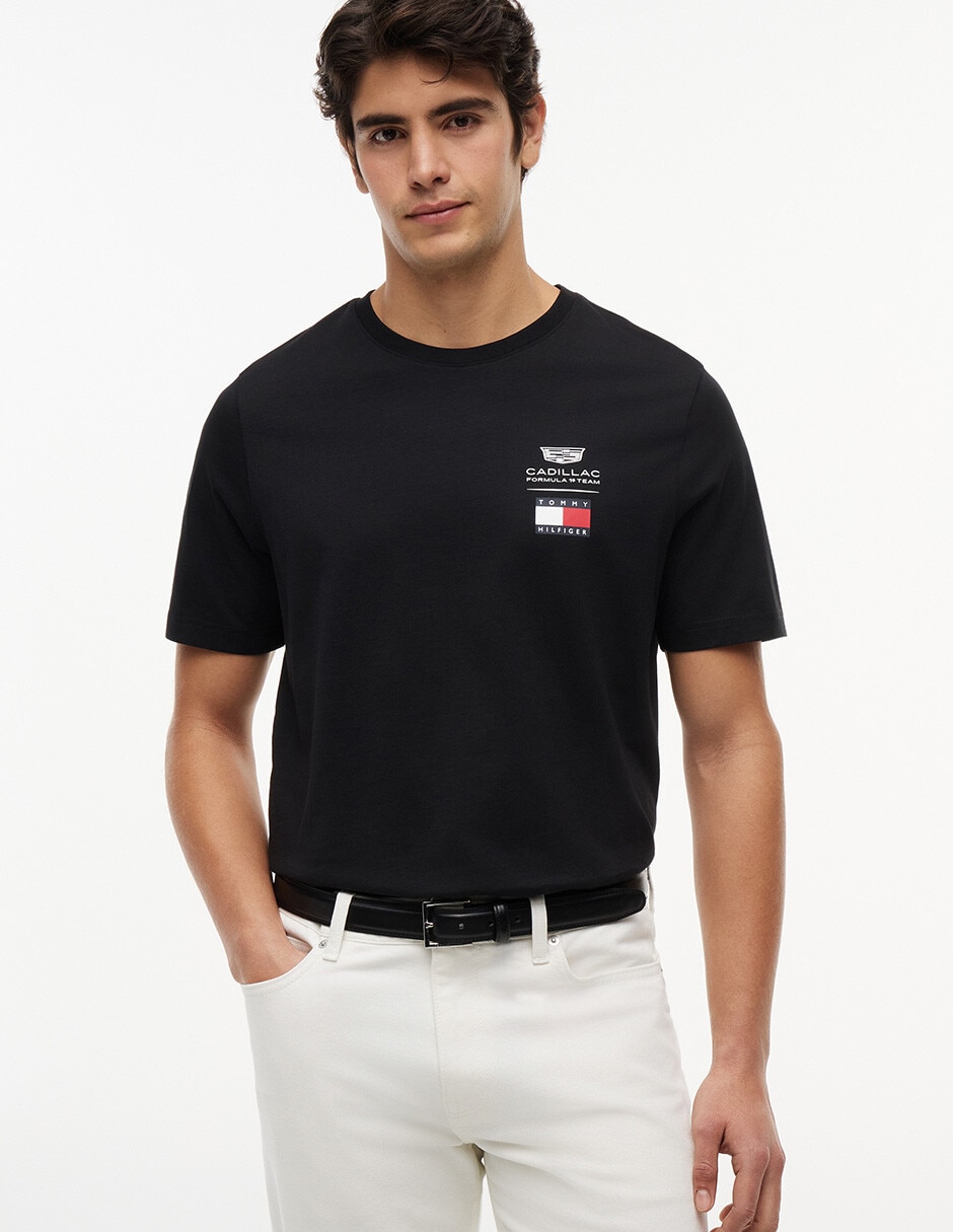 Playera Cadillac F1 Co-Branded cuello redondo para hombre
