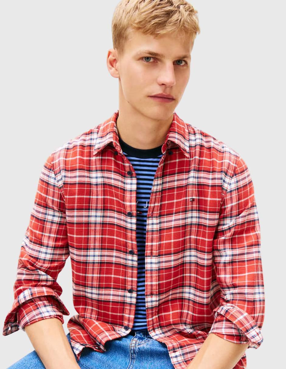 Camisa casual de algodón manga larga para hombre 3