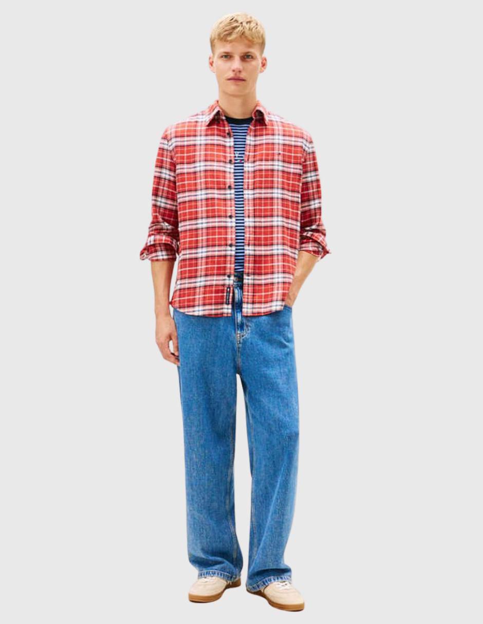 Camisa casual de algodón manga larga para hombre 5
