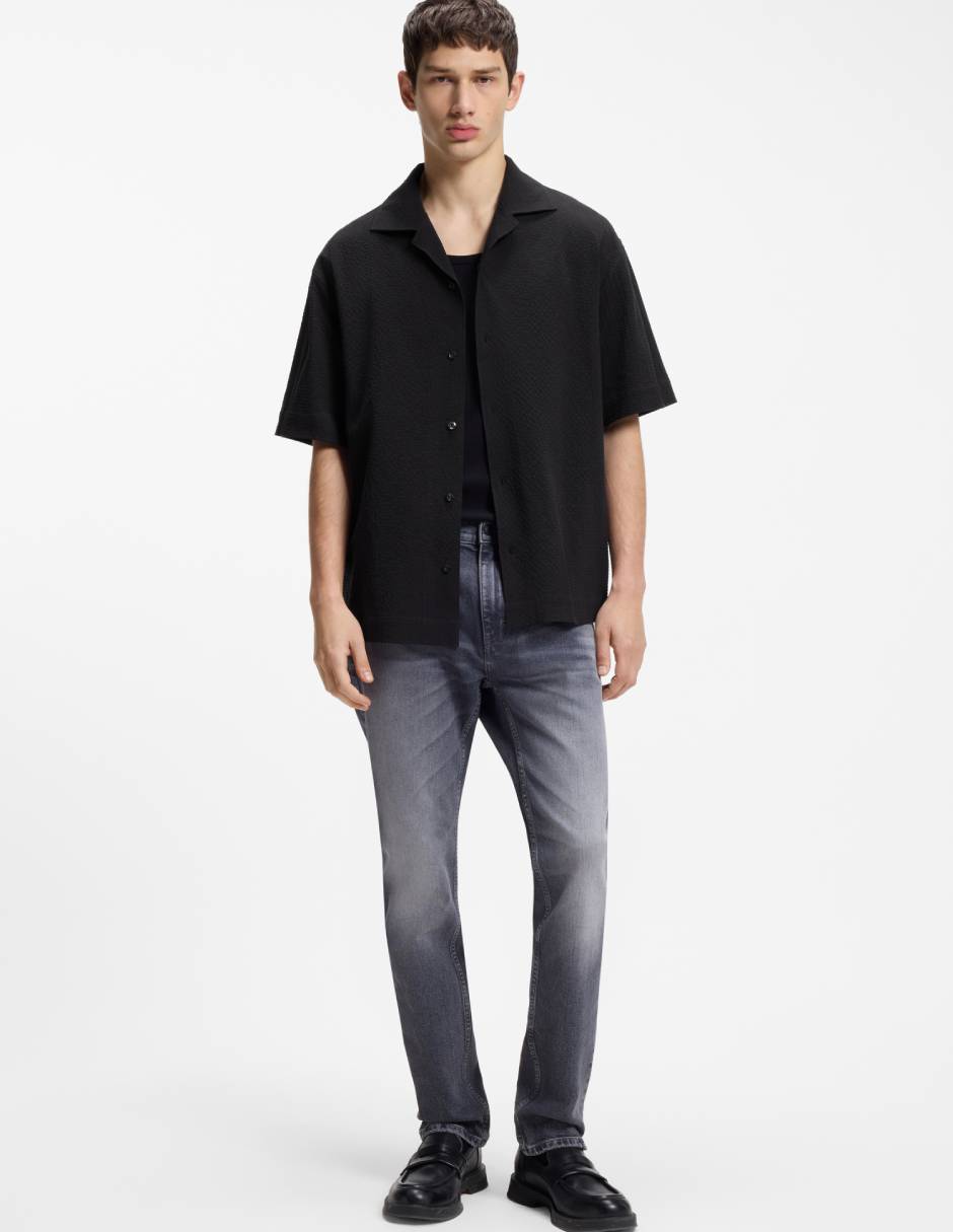 Camisa casual de algodón manga corta para hombre 3