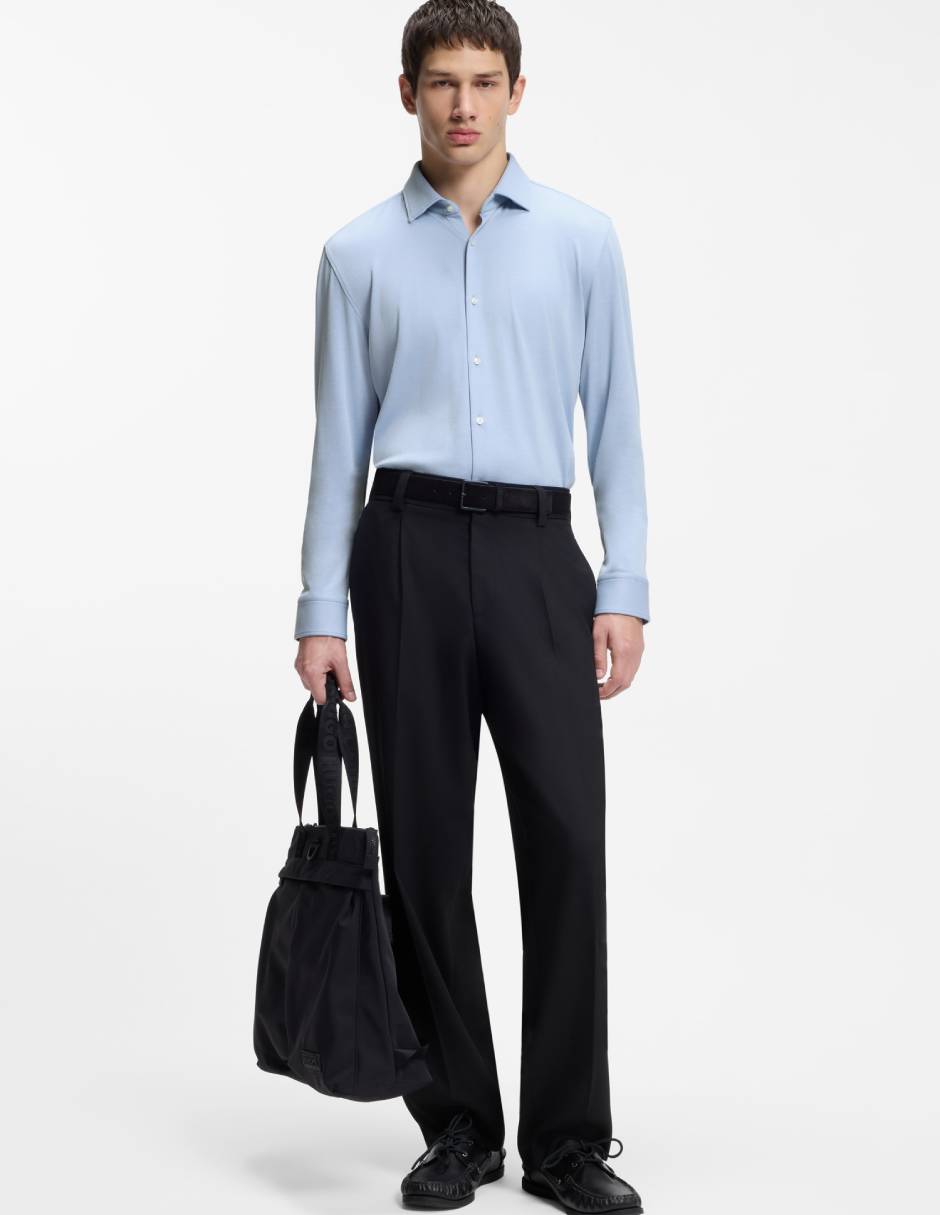 Camisa casual de algodón manga larga para hombre 3