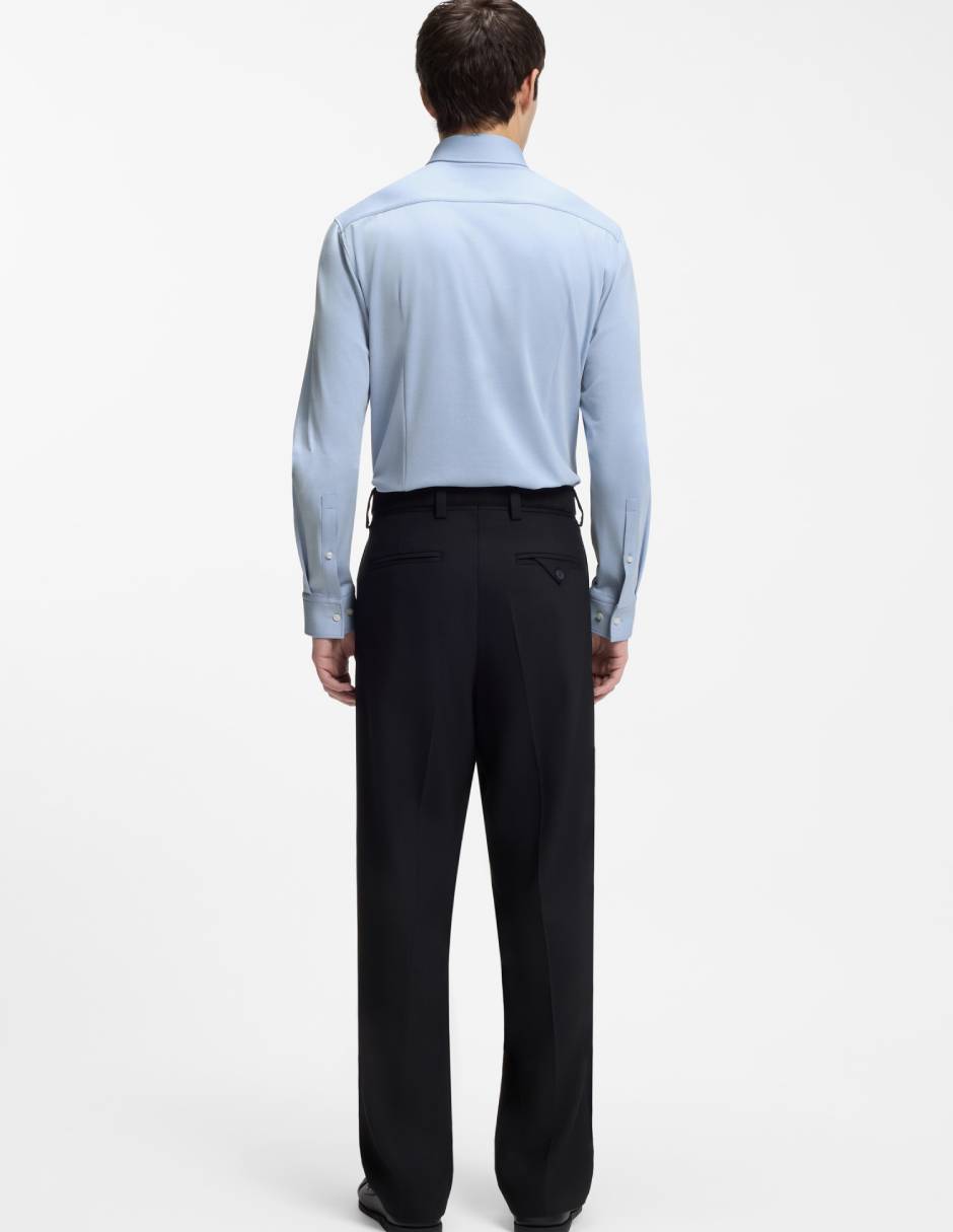Camisa casual de algodón manga larga para hombre 6