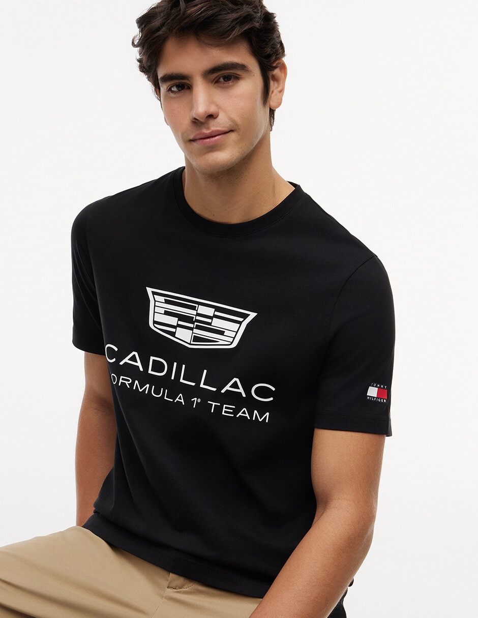 Playera Cadillac F1 Co-Branded cuello redondo para hombre 2
