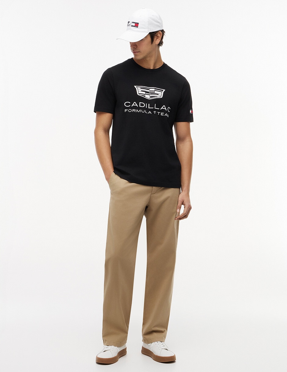 Playera Cadillac F1 Co-Branded cuello redondo para hombre 3