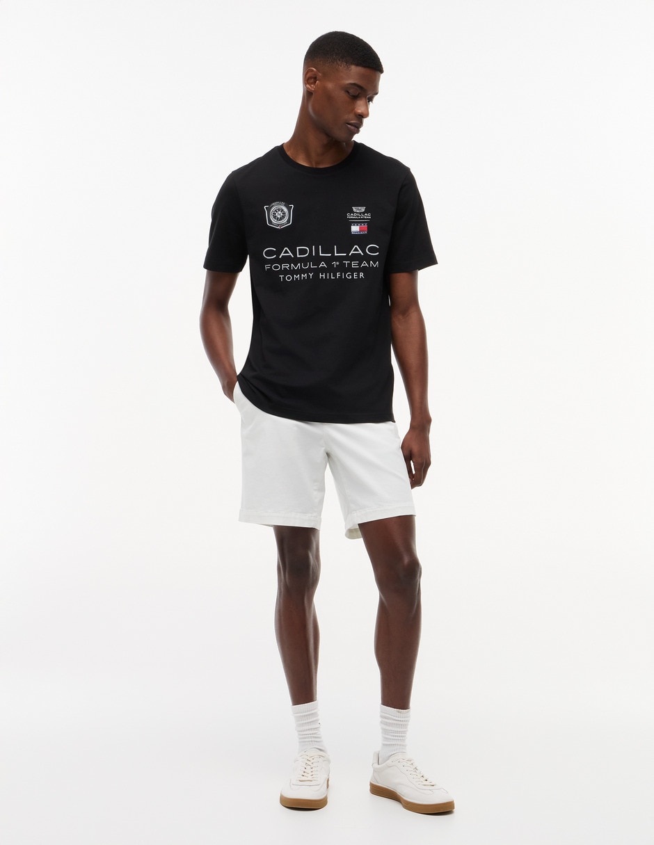 Playera Cadillac F1 Modern Speed cuello redondo para hombre 4
