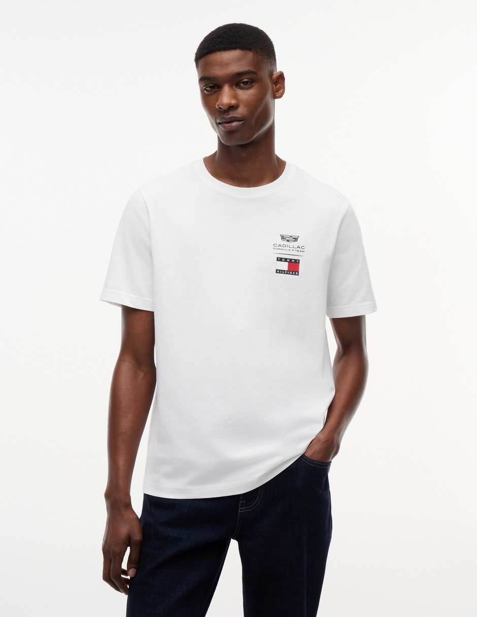 Playera Cadillac F1 Co-Branded cuello redondo para hombre