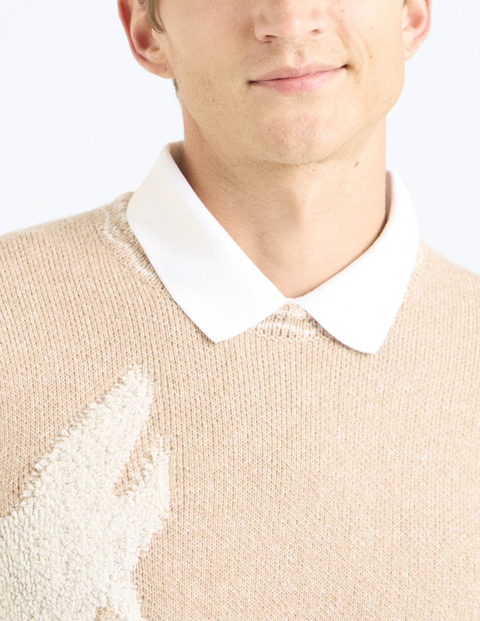 Suéter cuello redondo para hombre 4