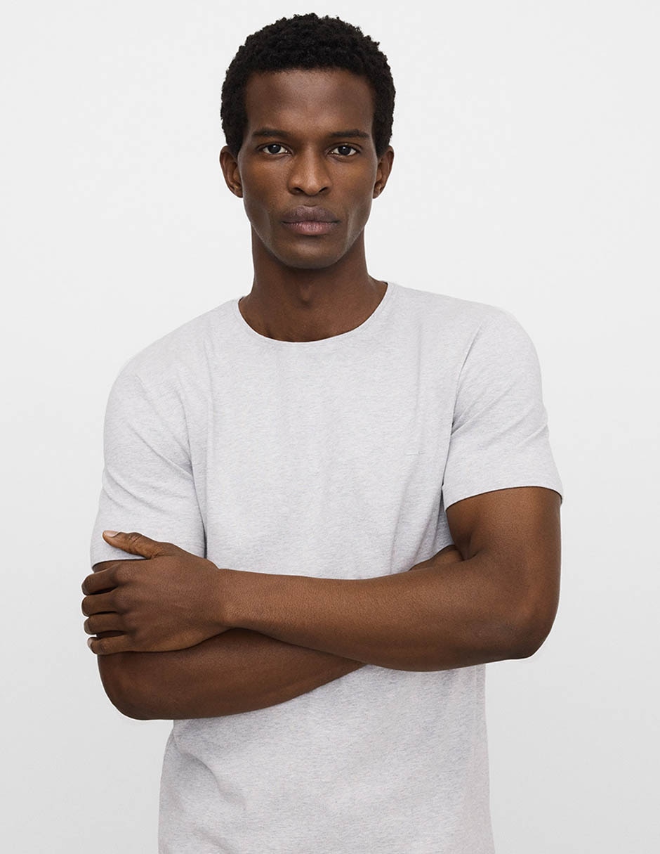 Playera cuello redondo para hombre