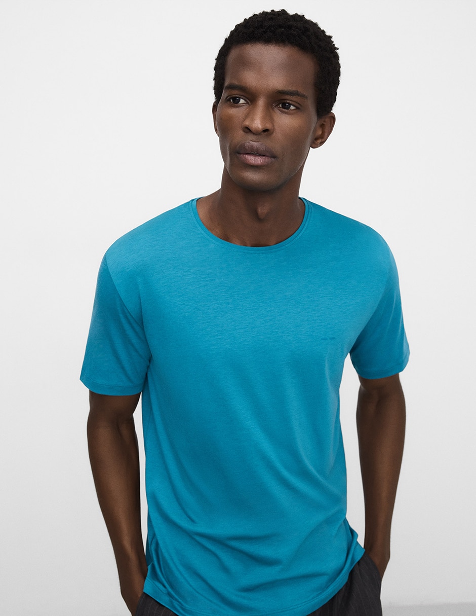 Playera cuello redondo para hombre