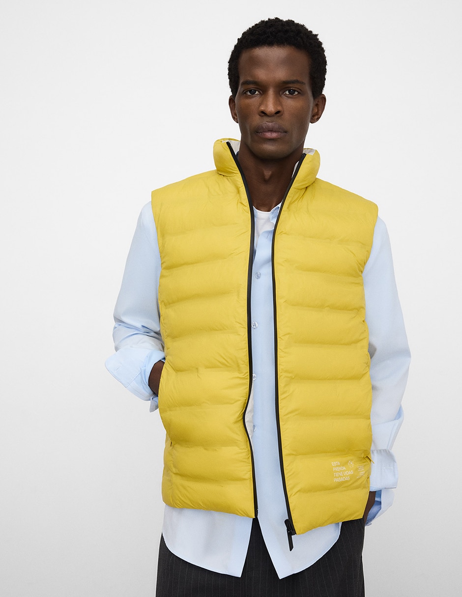 Chaleco reversible resistente al agua para hombre