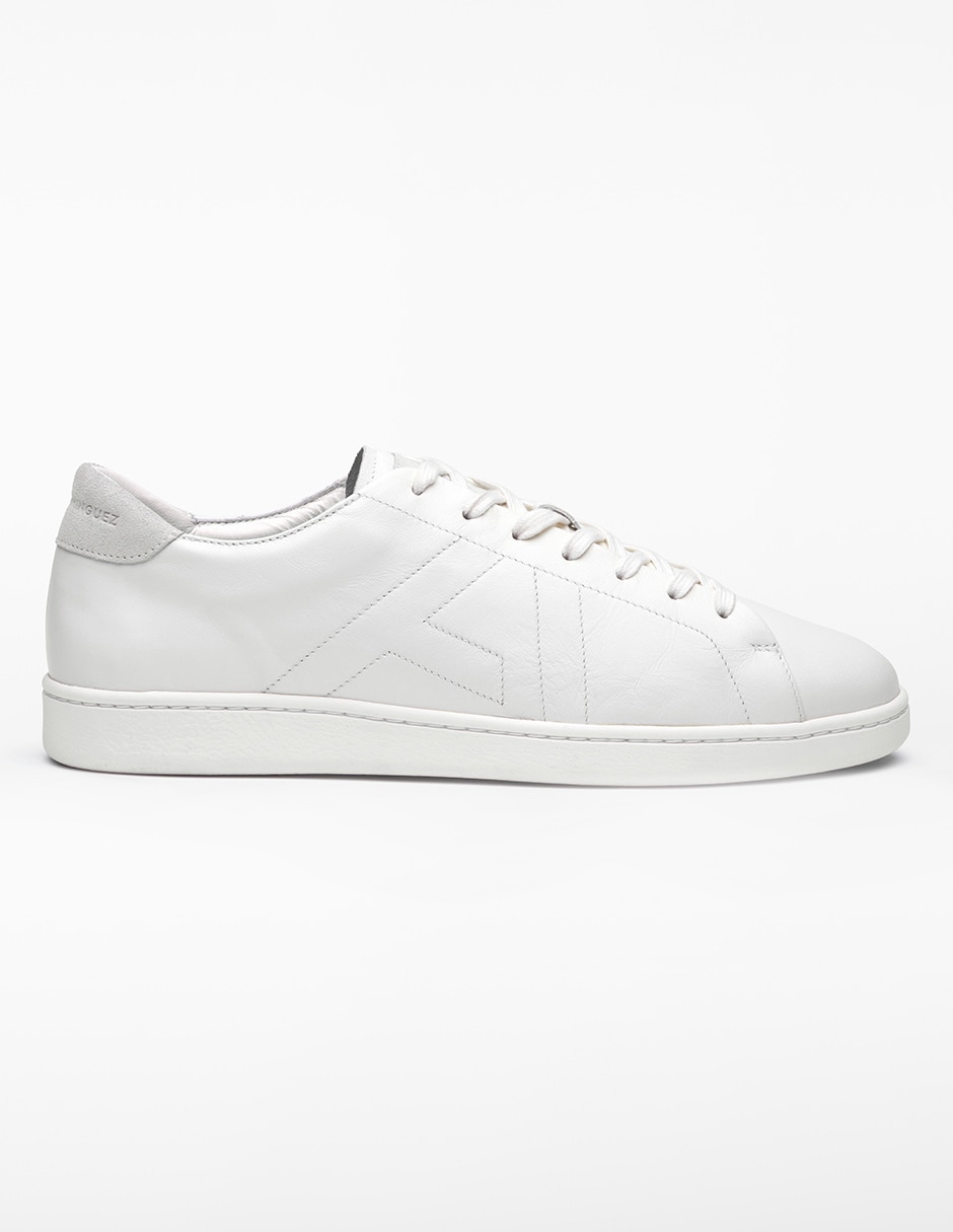 Tenis de piel para hombre