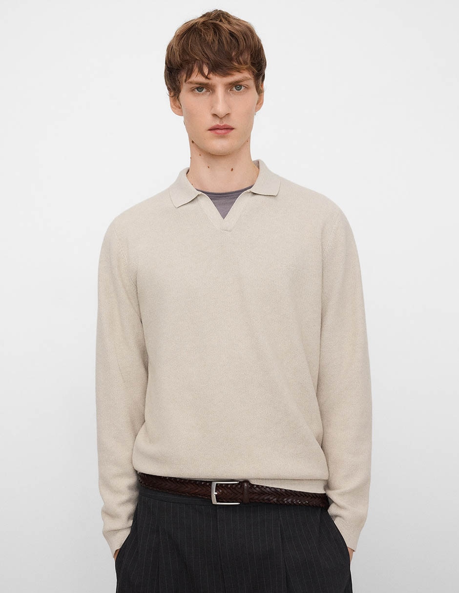 Playera tipo polo para hombre