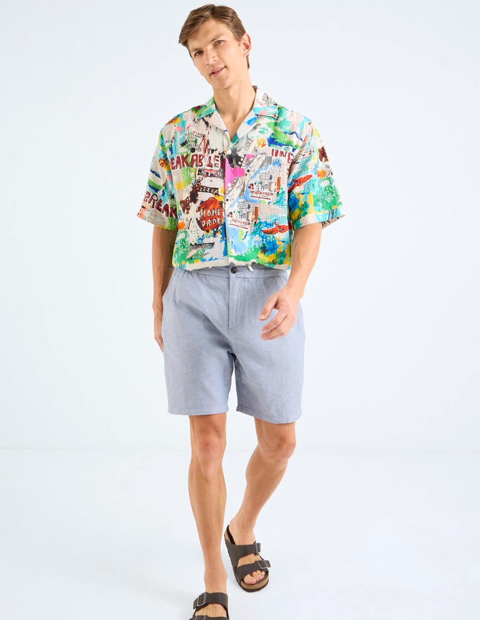 Bermuda de algodón para hombre 3