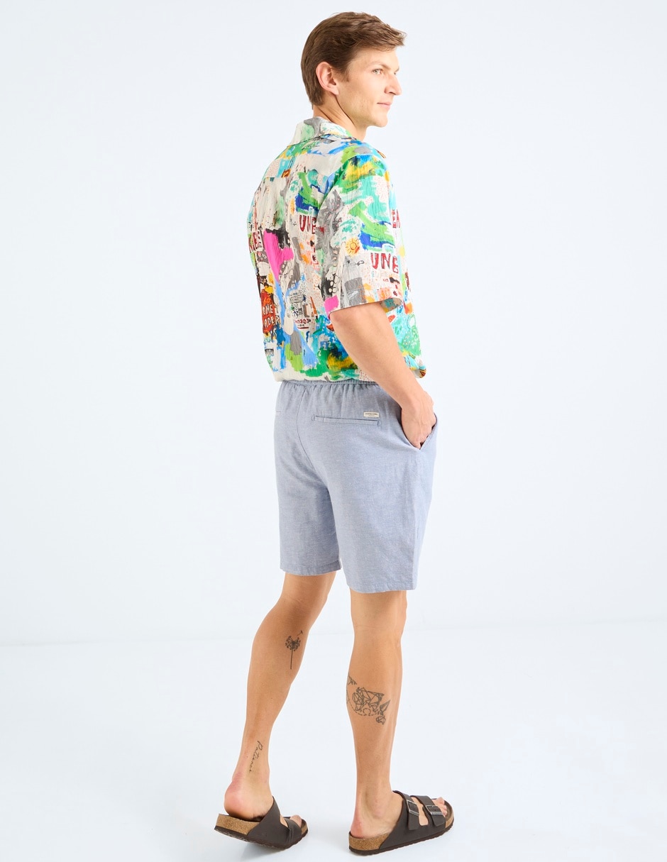 Bermuda de algodón para hombre 6