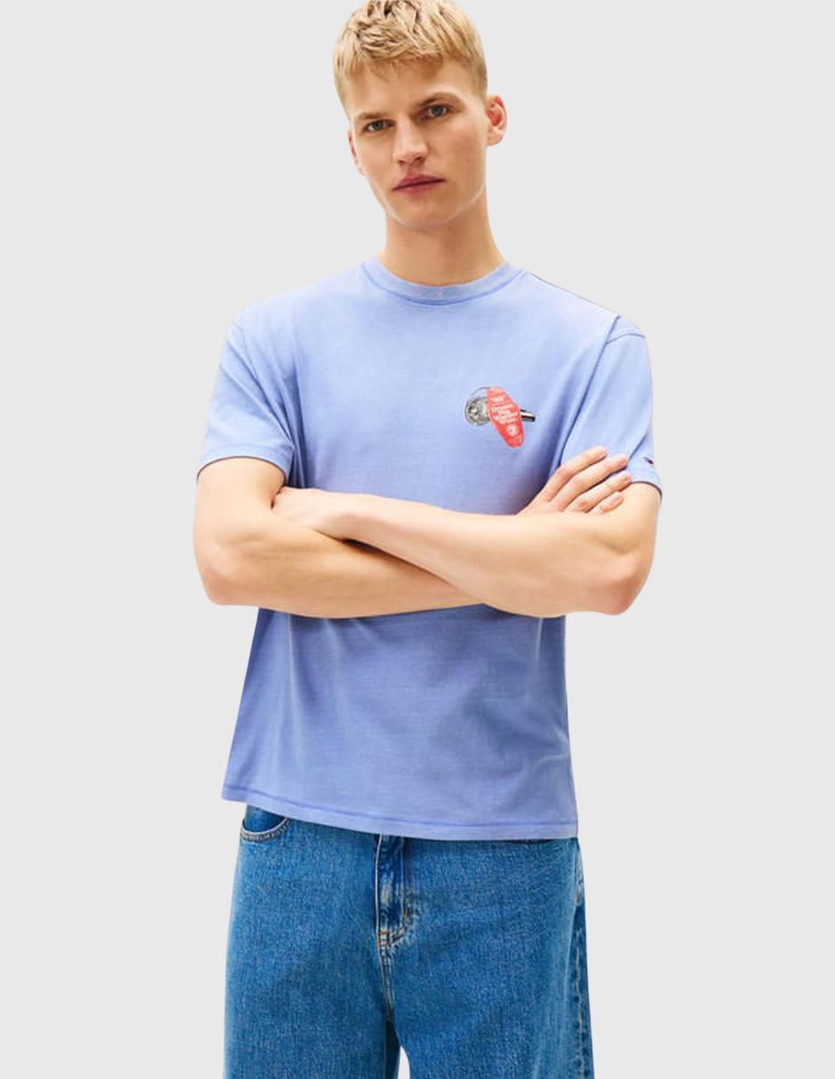 "set playera/playera" tommy jeans sin colección "cuello" redondo "para hombre"