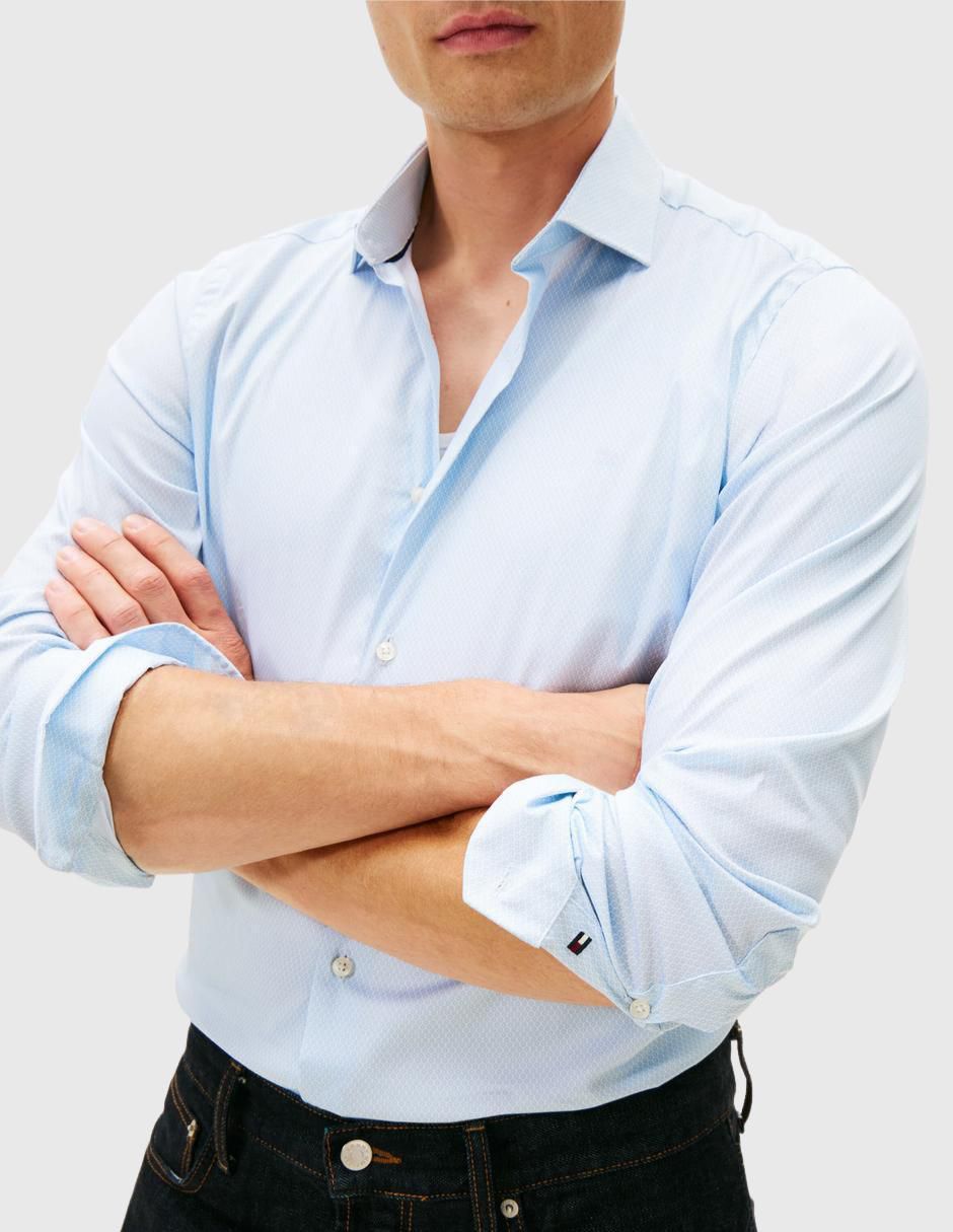 Camisa casual de algodón manga larga para hombre 3