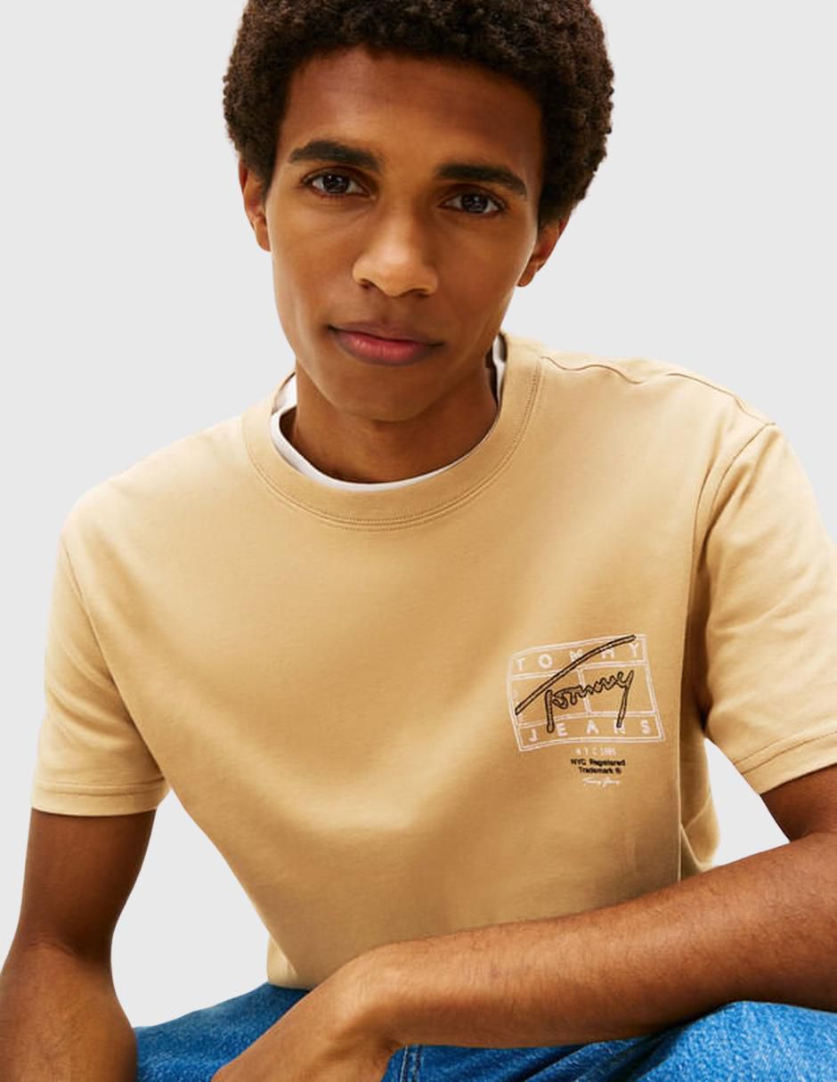 "set playera/playera" tommy jeans sin colección "cuello" redondo "para hombre"