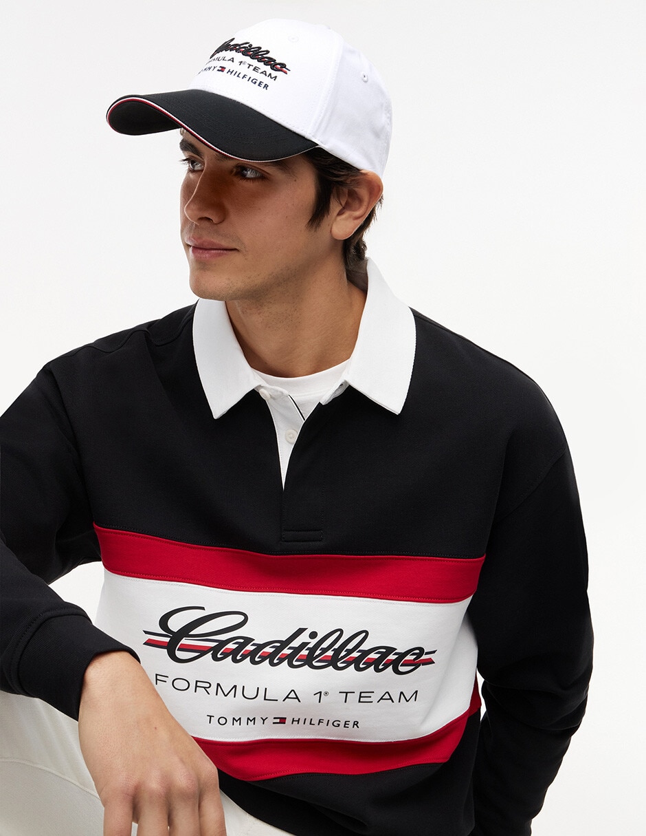 Gorra visera curva hebilla casual Cadillac F1 Script Fórmula 1 para hombre