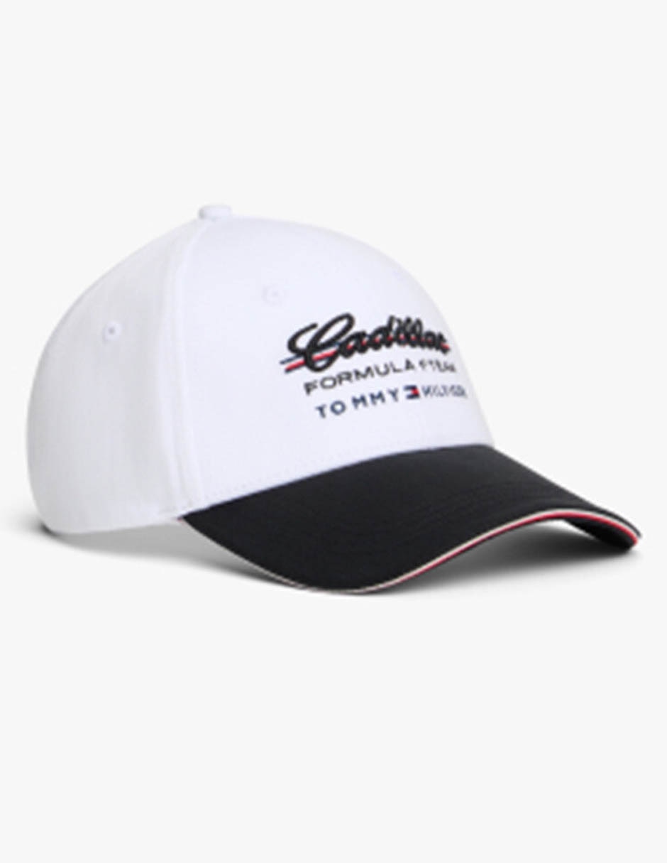 Gorra visera curva hebilla casual Cadillac F1 Script Fórmula 1 para hombre