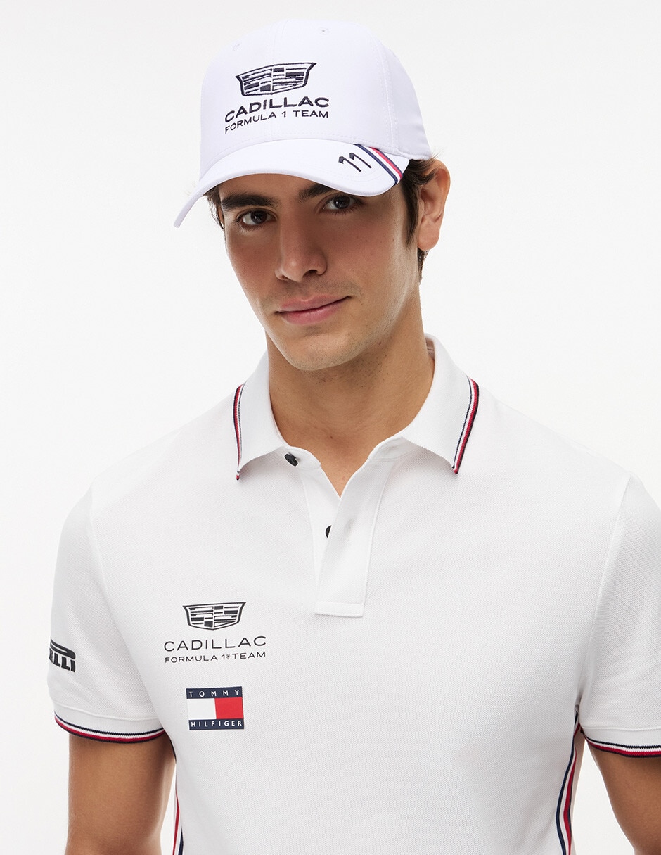 Gorra visera curva hebilla casual Cadillac F1 Réplica Sergio Pérez para hombre 4