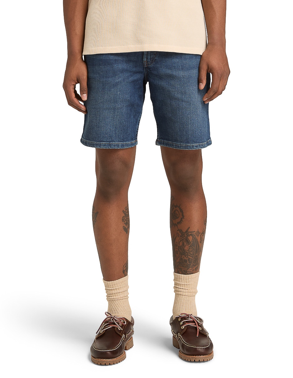 Short de mezclilla para hombre