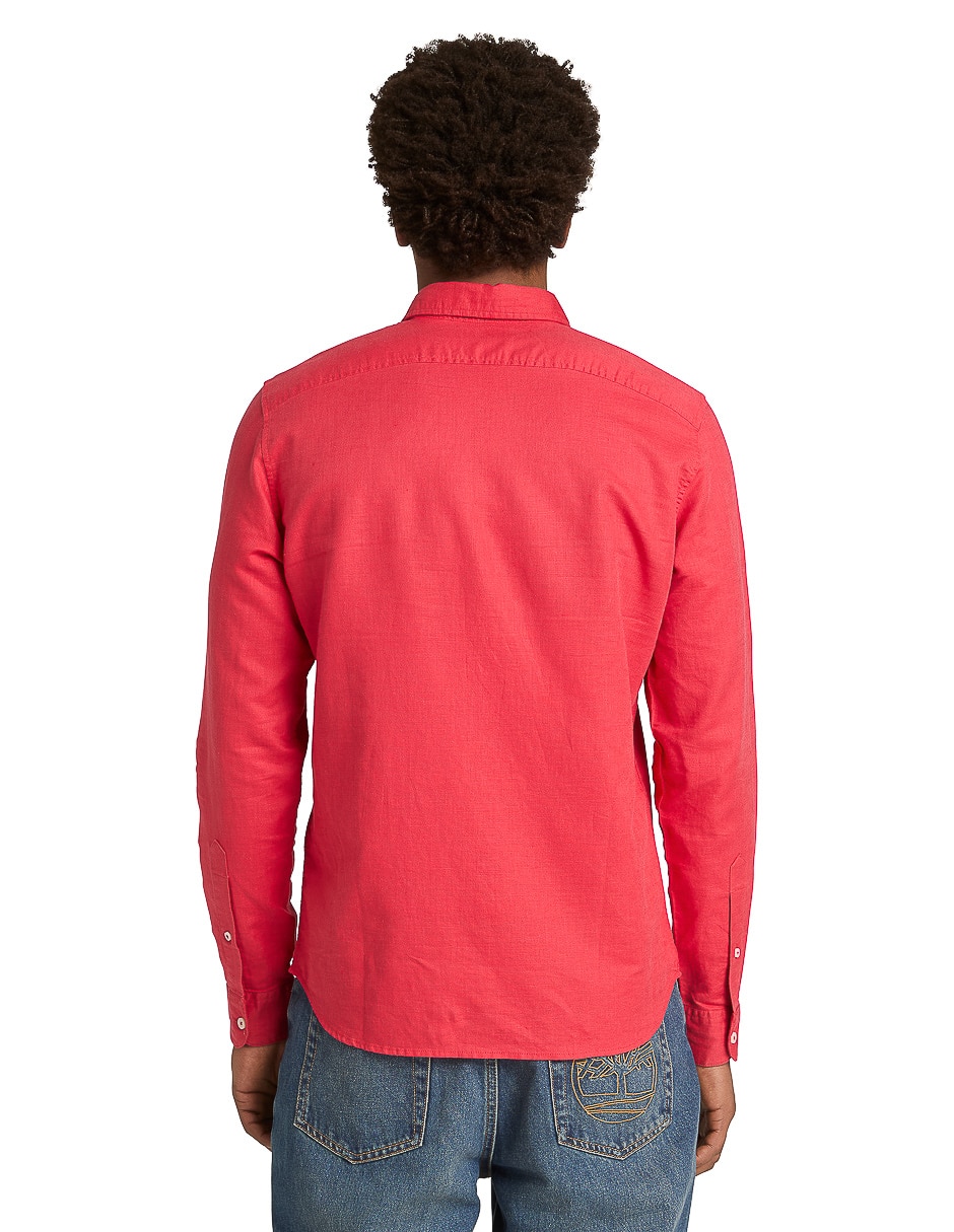 Camisa casual manga larga para hombre 3