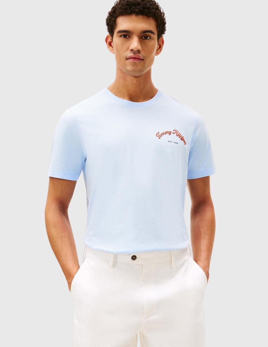 Playera cuello redondo para hombre