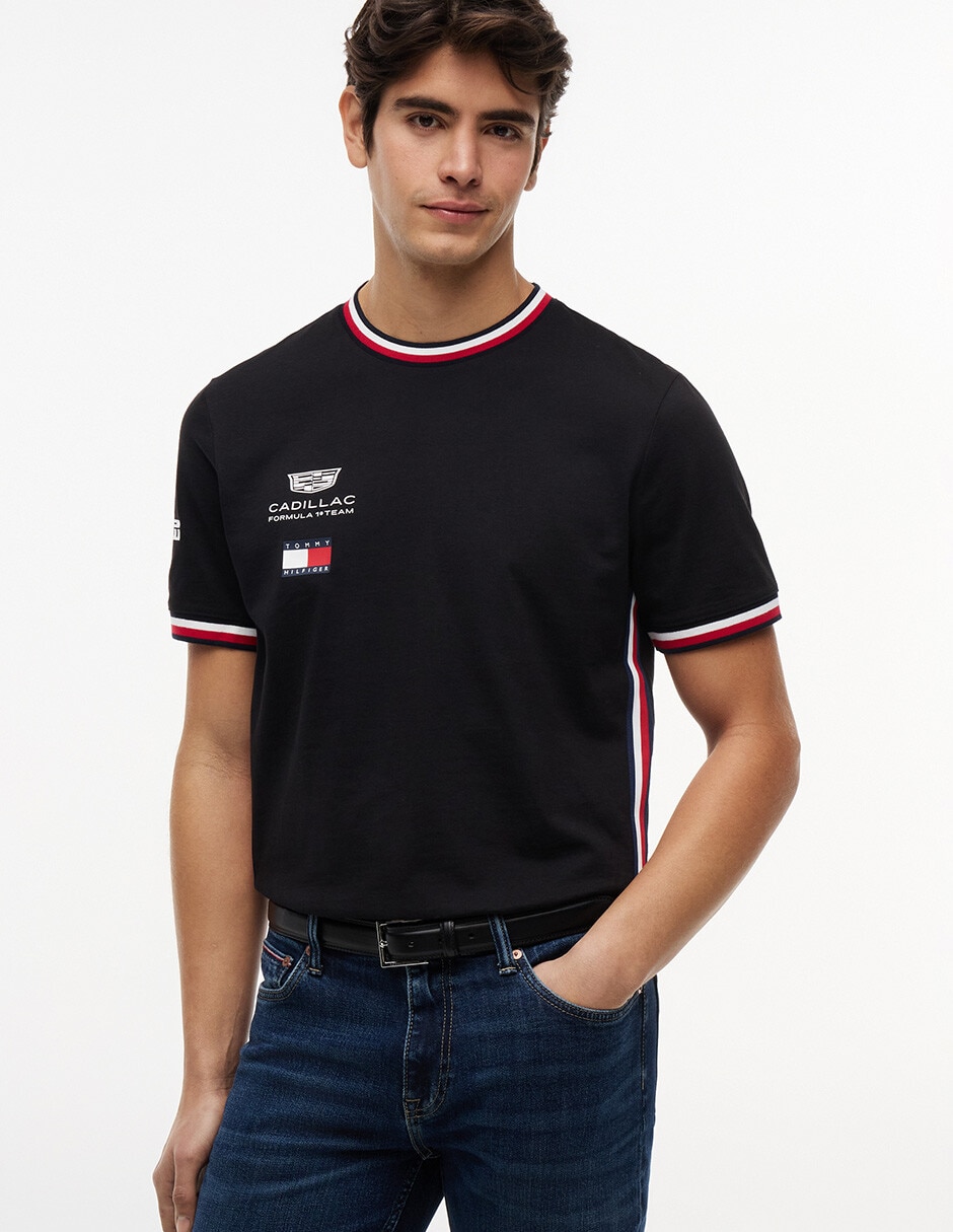 Playera Cadillac Formula 1 Team cuello redondo para hombre