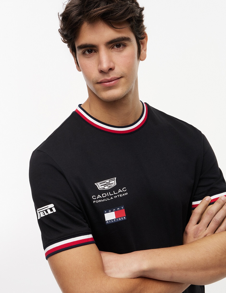 Playera Cadillac Formula 1 Team cuello redondo para hombre 2