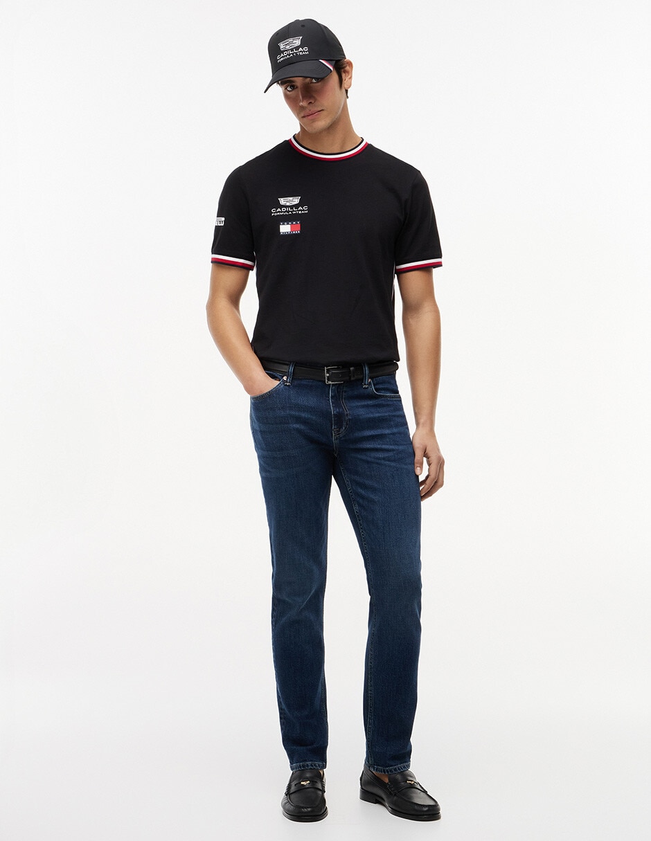 Playera Cadillac Formula 1 Team cuello redondo para hombre 3